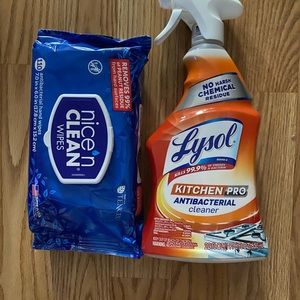 2 great products-Kitchen Pro Spray and Hand Wipes